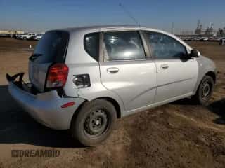 2008 Chevrolet Aveo LS с VIN KL1TD66668B080704, выставлен на аукционе Copart как лот 83371524 с пробегом 123 804 миль миль и Списание • Salvage title. История ставок и продаж доступна на DreamBid. Изображение 3.