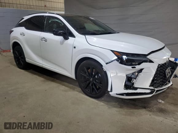 ✅ 2023 Lexus RX 500h F Sport Performance • VIN: 2T2BCMEA1PC005177 • Lot: 60422705. Wystawiony na Copart z przebiegiem 33 483 mil. Bezpłatny archiwum sprzedaży aukcyjnych z USA i szczegółowy raport historii pojazdu na DreamBid. Zdjęcie 4.