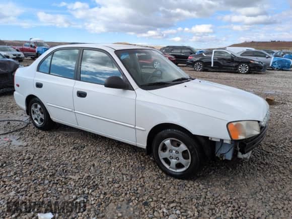 2002 Hyundai Accent GL z VIN KMHCG45C82U358523, wystawiony jako Copart lot #48247575 z przebiegiem 164 869 mil mil oraz Szkoda całkowita • Salvage title. Historia ofert i sprzedaży dostępna na DreamBid. Obrazek 4.