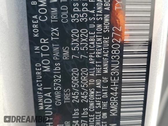 ✅ 2022 Hyundai Palisade SEL • VIN: KM8R44HE3NU380272 • Лот: 82915654. Опубликован ранее на Copart с пробегом 12 021 миль. Бесплатный доступ к архиву аукционных продаж из США и подробный отчёт об истории автомобиля на DreamBid. Изображение 13.