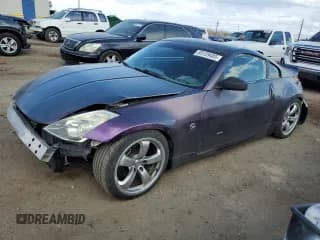 ✅ 2006 Nissan 350Z Touring • VIN: JN1AZ34D16M330498 • Lot: 55139485. Listed on Copart with 163,652 mi. Free auction sales archive from the USA and detailed vehicle history report at DreamBid. Image 1.