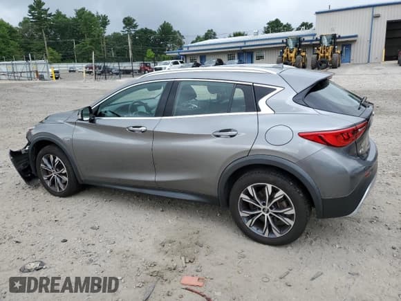 ✅ 2017 Infiniti QX30 Luxury • VIN: SJKCH5CR1HA026123 • Lot: 64003094. Listed on Copart with 93,651 mi. Free auction sales archive from the USA and detailed vehicle history report at DreamBid. Image 2.