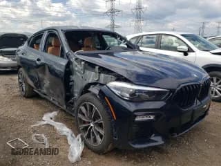 ✅ 2021 BMW X6 xDrive40i • VIN: 5UXCY6C03M9F71392 • Лот: 63802523. Опубликован ранее на Copart с пробегом 12 961 миль. Бесплатный доступ к архиву аукционных продаж из США и подробный отчёт об истории автомобиля на DreamBid. Изображение 4.