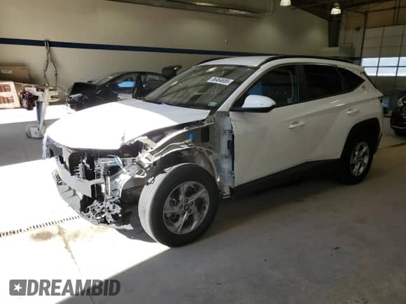 2024 Hyundai Tucson SEL with VIN 5NMJBCDE2RH341838, listed as a Copart auction lot 86464695 with 21,704 mi miles and Salvage title. Bid and sale history available at DreamBid. Image 1.