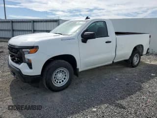 ✅ 2025 Chevrolet Silverado 1500 Work Truck • VIN: 3GCNAAEK1SG217266 • Lot: 71588285. Listed on Copart with 2,086 mi. Free auction sales archive from the USA and detailed vehicle history report at DreamBid. Image 1.