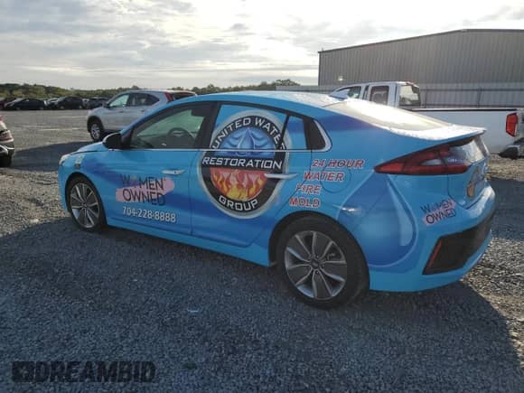 2017 Hyundai Ioniq Limited z VIN KMHC85LC0HU044086, wystawiony jako Copart lot #70186174 z przebiegiem 149 770 mil mil oraz Szkoda całkowita • Salvage title. Historia ofert i sprzedaży dostępna na DreamBid. Obrazek 2.