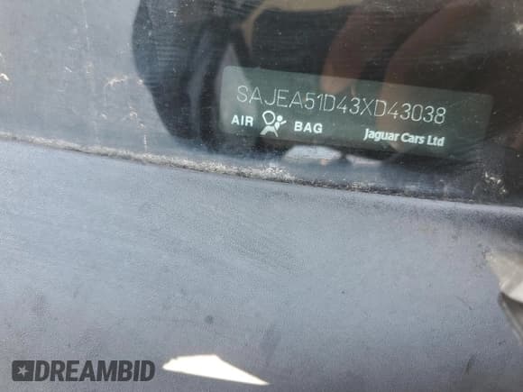 ✅ 2003 Jaguar X-Type 2.5L Manual • VIN: SAJEA51D43XD43038 • Lot: 67460665. Wystawiony na Copart z przebiegiem 99 270 mil. Bezpłatny archiwum sprzedaży aukcyjnych z USA i szczegółowy raport historii pojazdu na DreamBid. Zdjęcie 12.