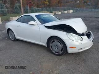 ✅ 2002 Lexus SC 430 • VIN: JTHFN48Y320021830 • Lot: 43562188. Wystawiony na IAAI z przebiegiem 190 720 mil. Bezpłatny archiwum sprzedaży aukcyjnych z USA i szczegółowy raport historii pojazdu na DreamBid. Zdjęcie 1.