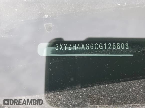 ✅ 2012 Hyundai Santa Fe SE • VIN: 5XYZH4AG6CG126803 • Lot: 78525144. Listed on Copart with 23,889 mi. Free auction sales archive from the USA and detailed vehicle history report at DreamBid. Image 13.