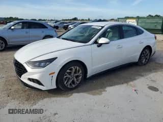 ✅ 2021 Hyundai Sonata SEL • VIN: KMHL64JA1MA158823 • Лот: 85202885. Размещён на Copart с пробегом 50 575 миль миль. Получите бесплатный доступ к архиву аукционных продаж из США и посмотрите подробный отчёт об истории автомобиля на DreamBid. Изображение 1.