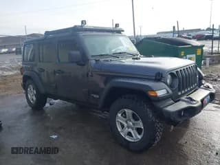 ✅ 2021 Jeep Wrangler Unlimited Sport S • VIN: 1C4HJXDN7MW744860 • Lot: 41722562. Listed on IAAI with Not provided. Free auction sales archive from the USA and detailed vehicle history report at DreamBid. Image 1.