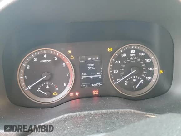 2017 Hyundai Tucson Sport with VIN KM8J33A29HU325419, listed as a Copart auction lot 91262265 with 109,476 mi miles and Clean title. Bid and sale history available at DreamBid. Image 9.