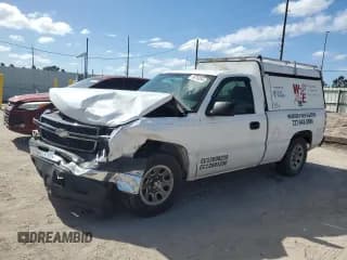 ✅ 2006 Chevrolet Silverado 1500 Work Truck • VIN: 3GCEC14X26G199776 • Лот: 79076054. Опубликован ранее на Copart с пробегом Не указан. Бесплатный доступ к архиву аукционных продаж из США и подробный отчёт об истории автомобиля на DreamBid. Изображение 1.