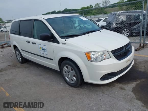 ✅ 2012 Ram Cargo Van • VIN: 2C4JDGAG0CR366564 • Lot: 42449005. Listed on IAAI with 17,258 mi. Free auction sales archive from the USA and detailed vehicle history report at DreamBid. Image 1.