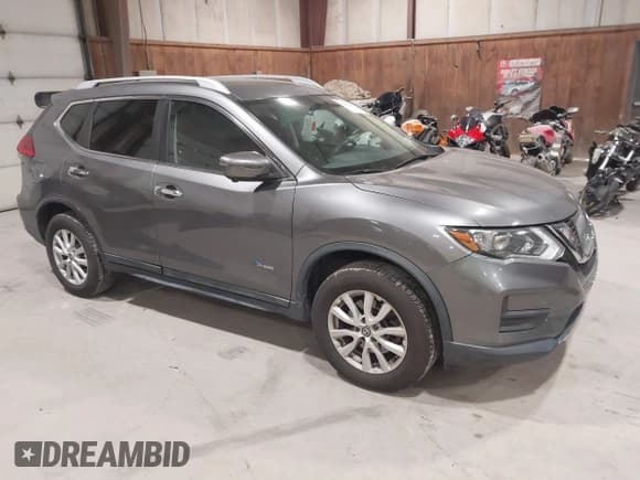 ✅ 2017 Nissan Rogue SV Hybrid • VIN: 5N1ET2MVXHC829856 • Lot: 43563787. Listed on IAAI with 126,640 mi. Free auction sales archive from the USA and detailed vehicle history report at DreamBid. Image 1.