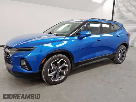 2020 Chevrolet Blazer RS z VIN 3GNKBERS1LS621224, wystawiony jako Copart lot #71651415 z przebiegiem 256 525 mil mil oraz Czysty tytuł • Clean title. Historia ofert i sprzedaży dostępna na DreamBid. Obrazek 1.