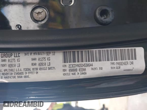 ✅ 2013 Dodge Challenger Rallye Redline • VIN: 2C3CDYAG5DH530644 • Lot: 42927521. Wystawiony na IAAI z przebiegiem 192 370 mil. Bezpłatny archiwum sprzedaży aukcyjnych z USA i szczegółowy raport historii pojazdu na DreamBid. Zdjęcie 9.