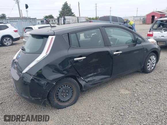 ✅ 2013 Nissan LEAF SL • VIN: 1N4AZ0CP5DC405445 • Lot: 42476859. Listed on IAAI with 80,069 mi. Free auction sales archive from the USA and detailed vehicle history report at DreamBid. Image 4.