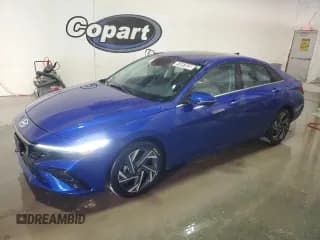 ✅ 2024 Hyundai Elantra Limited • VIN: KMHLP4DG5RU812273 • Lot: 91697825. Listed on Copart with 28,760 mi. Free auction sales archive from the USA and detailed vehicle history report at DreamBid. Image 1.