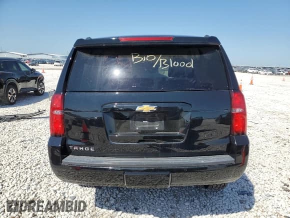 ✅ 2020 Chevrolet Tahoe LT • VIN: 1GNSKBKC4LR275254 • Lot: 52570385. Listed on Copart with Not provided. Free auction sales archive from the USA and detailed vehicle history report at DreamBid. Image 6.