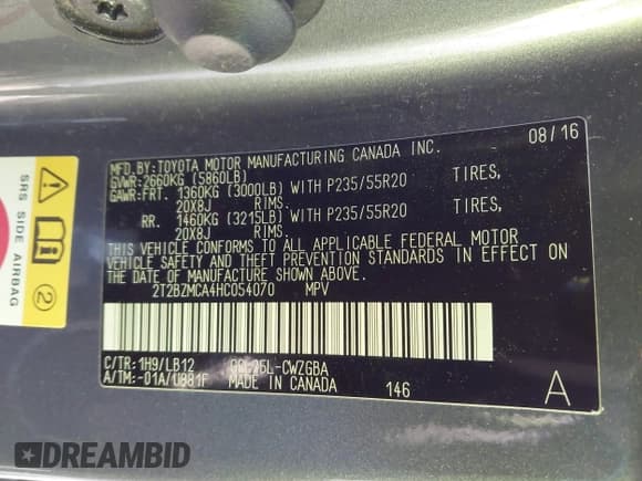 ✅ 2017 Lexus RX 350 • VIN: 2T2BZMCA4HC054070 • Lot: 43622216. Wystawiony na IAAI z przebiegiem 116 934 mil. Bezpłatny archiwum sprzedaży aukcyjnych z USA i szczegółowy raport historii pojazdu na DreamBid. Zdjęcie 9.