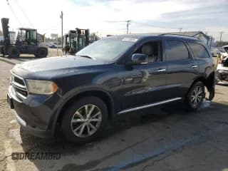 ✅ 2013 Dodge Durango Crew • VIN: 1C4SDHDT8DC658816 • Лот: 91733605. Опубликован ранее на Copart с пробегом 159 146 миль. Бесплатный доступ к архиву аукционных продаж из США и подробный отчёт об истории автомобиля на DreamBid. Изображение 1.