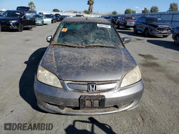 ✅ 2004 Honda Civic • VIN: JHMES96614S019827 • Lot: 86267665. Wystawiony na Copart z przebiegiem 227 320 mil. Bezpłatny archiwum sprzedaży aukcyjnych z USA i szczegółowy raport historii pojazdu na DreamBid. Zdjęcie 5.