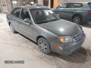 2004 Hyundai Accent GL with VIN KMHCG45C44U528783, listed as a IAAI auction lot 41535104 with Not provided miles and . Bid and sale history available at DreamBid. Image 1.