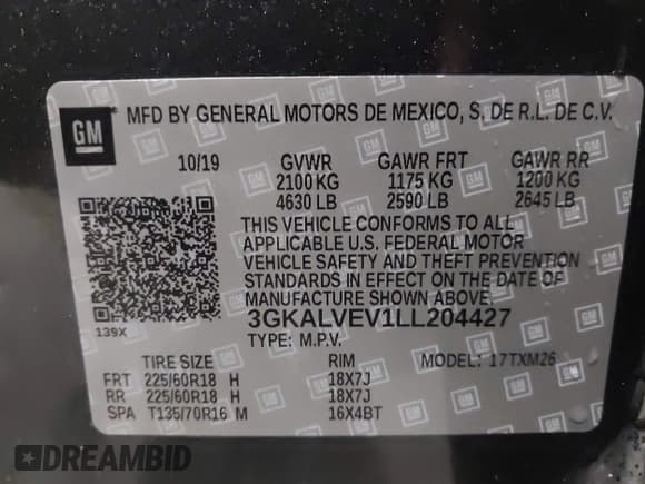 ✅ 2020 GMC Terrain SLT • VIN: 3GKALVEV1LL204427 • Лот: 43463144. Опубликован ранее на IAAI с пробегом 83 069 миль. Бесплатный доступ к архиву аукционных продаж из США и подробный отчёт об истории автомобиля на DreamBid. Изображение 9.