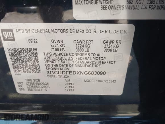 ✅ 2022 Chevrolet Silverado 1500 LT Trail Boss • VIN: 3GCUDFEDXNG683090 • Lot: 42410056. Wystawiony na IAAI z przebiegiem 62 524 mil. Bezpłatny archiwum sprzedaży aukcyjnych z USA i szczegółowy raport historii pojazdu na DreamBid. Zdjęcie 9.