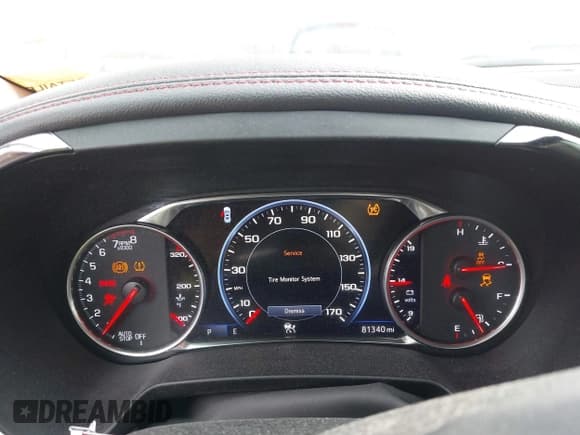 ✅ 2020 Chevrolet Blazer RS • VIN: 3GNKBERS0LS632473 • Lot: 43620262. Listed on IAAI with 81,340 mi. Free auction sales archive from the USA and detailed vehicle history report at DreamBid. Image 7.