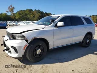 ✅ 2022 Dodge Durango Pursuit • VIN: 1C4RDJFGXNC108928 • Lot: 66227255. Wystawiony na Copart z przebiegiem 39 363 mil. Bezpłatny archiwum sprzedaży aukcyjnych z USA i szczegółowy raport historii pojazdu na DreamBid. Zdjęcie 1.