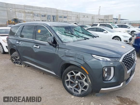 ✅ 2022 Hyundai Palisade Calligraphy • VIN: KM8R74HE4NU367604 • Лот: 42487136. Опубликован ранее на IAAI с пробегом 86 762 миль. Бесплатный доступ к архиву аукционных продаж из США и подробный отчёт об истории автомобиля на DreamBid. Изображение 1.