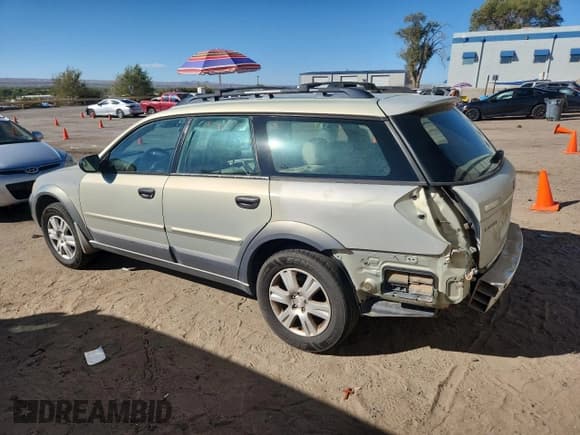 ✅ 2005 Subaru Legacy Outback • VIN: 4S4BP61C956384599 • Lot: 84968915. Wystawiony na Copart z przebiegiem 266 262 mil. Bezpłatny archiwum sprzedaży aukcyjnych z USA i szczegółowy raport historii pojazdu na DreamBid. Zdjęcie 2.