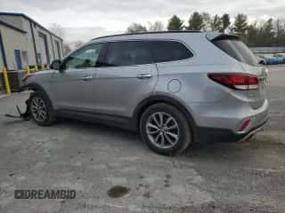 2017 Hyundai Santa Fe SE z VIN KM8SM4HF4HU233666, wystawiony jako Copart lot #90401905 z przebiegiem 146 881 mil mil oraz Szkoda całkowita • Salvage title. Historia ofert i sprzedaży dostępna na DreamBid. Obrazek 2.