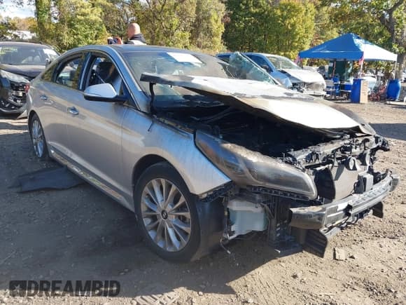 ✅ 2015 Hyundai Sonata Sport • VIN: 5NPE34AF9FH251134 • Лот: 43535745. Опубликован ранее на IAAI с пробегом 53 686 миль. Бесплатный доступ к архиву аукционных продаж из США и подробный отчёт об истории автомобиля на DreamBid. Изображение 1.