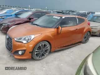 2016 Hyundai Veloster Turbo с VIN KMHTC6AE2GU271416, выставлен на аукционе Copart как лот 80127005 с пробегом 48 753 миль миль и Списание • Salvage title. История ставок и продаж доступна на DreamBid. Изображение 1.