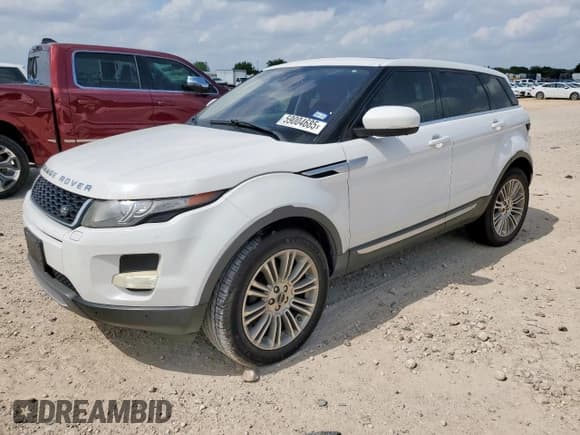 ✅ 2012 Land Rover Range Rover Evoque Prestige Premium • VIN: SALVV2BG4CH670405 • Lot: 59004685. Listed on Copart with 141,785 mi. Free auction sales archive from the USA and detailed vehicle history report at DreamBid. Image 1.