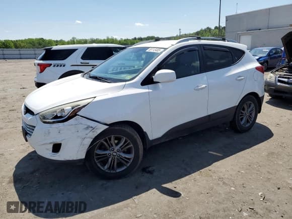 ✅ 2014 Hyundai Tucson SE • VIN: KM8JUCAG0EU884684 • Lot: 55113485. Wystawiony na Copart z przebiegiem 113 118 mil. Bezpłatny archiwum sprzedaży aukcyjnych z USA i szczegółowy raport historii pojazdu na DreamBid. Zdjęcie 1.