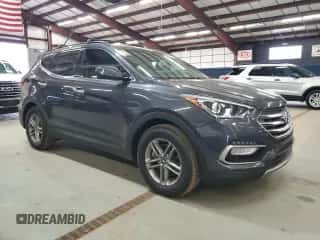 2017 Hyundai Santa Fe 2.4L z VIN 5XYZU3LB3HG391774, wystawiony jako Copart lot #90070145 z przebiegiem 117 308 mil mil oraz Czysty tytuł • Clean title. Historia ofert i sprzedaży dostępna na DreamBid. Obrazek 4.