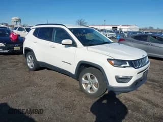 ✅ 2018 Jeep Compass Latitude • VIN: 3C4NJDBB9JT393364 • Lot: 43827408. Listed on IAAI with 120,785 mi. Free auction sales archive from the USA and detailed vehicle history report at DreamBid. Image 1.