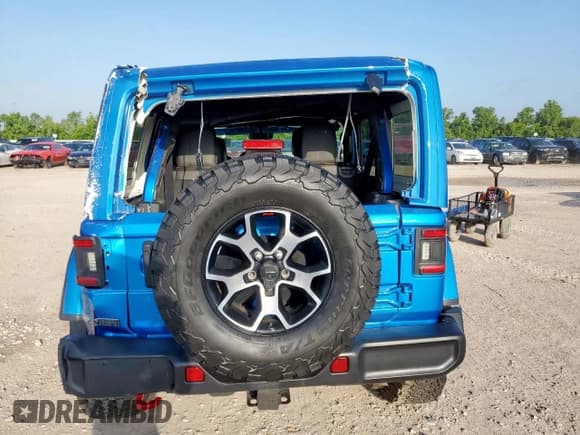 ✅ 2021 Jeep Wrangler Unlimited Rubicon • VIN: 1C4HJXFN6MW756530 • Lot: 60070105. Wystawiony na Copart z przebiegiem 46 571 mil. Bezpłatny archiwum sprzedaży aukcyjnych z USA i szczegółowy raport historii pojazdu na DreamBid. Zdjęcie 6.