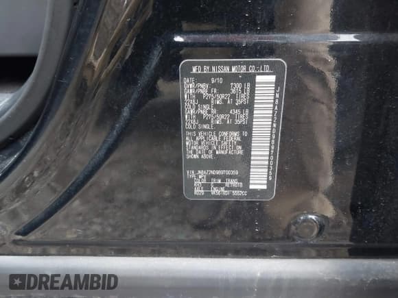 ✅ 2011 Infiniti QX56 8-passenger • VIN: JN8AZ2ND9B9700359 • Lot: 42024527. Listed on IAAI with 144,454 mi. Free auction sales archive from the USA and detailed vehicle history report at DreamBid. Image 9.