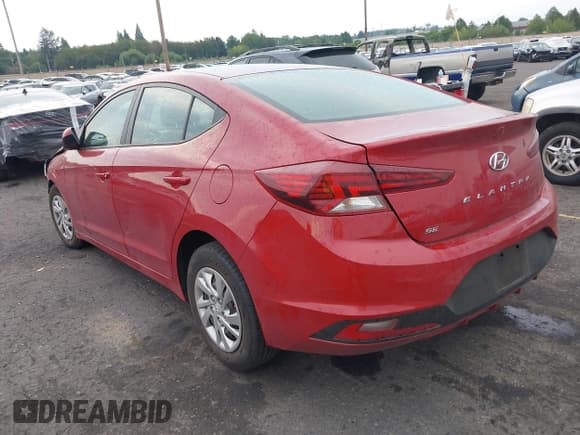 ✅ 2019 Hyundai Elantra SE • VIN: KMHD74LF7KU840952 • Lot: 43149729. Listed on IAAI with 43,435 mi. Free auction sales archive from the USA and detailed vehicle history report at DreamBid. Image 3.