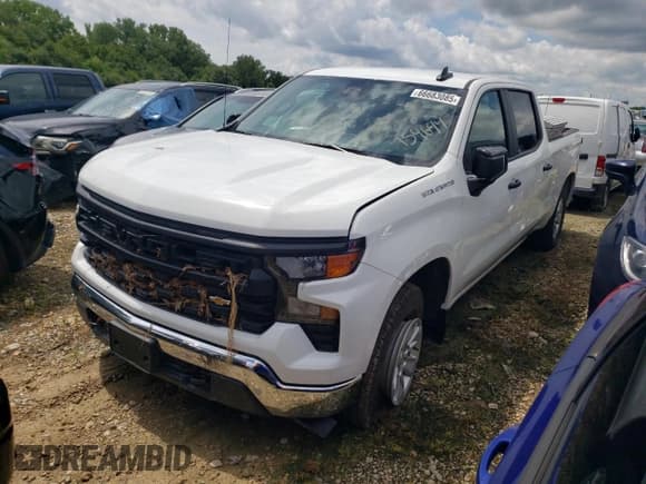 ✅ 2025 Chevrolet Silverado 1500 • VIN: 1GCUKAED6SZ154644 • Лот: 66683085. Опубликован ранее на Copart с пробегом 11 770 миль. Бесплатный доступ к архиву аукционных продаж из США и подробный отчёт об истории автомобиля на DreamBid. Изображение 1.