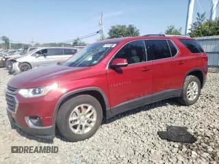 ✅ 2018 Chevrolet Traverse LT Cloth • VIN: 1GNEVGKW1JJ183414 • Lot: 68980444. Wystawiony na Copart z przebiegiem 46 408 mil. Bezpłatny archiwum sprzedaży aukcyjnych z USA i szczegółowy raport historii pojazdu na DreamBid. Zdjęcie 1.