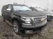 2015 Chevrolet Suburban LTZ z VIN 1GNSKKKC8FR297066, wystawiony jako Copart lot #60184591 z przebiegiem 141 470 mil mil oraz Szkoda całkowita • Salvage title. Historia ofert i sprzedaży dostępna na DreamBid. Obrazek 1.