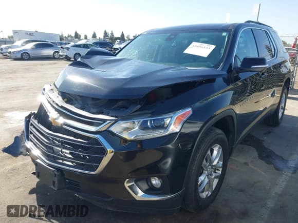✅ 2021 Chevrolet Traverse LT Cloth • VIN: 1GNERGKW7MJ236528 • Lot: 43406533. Wystawiony na IAAI z przebiegiem 59 484 mil. Bezpłatny archiwum sprzedaży aukcyjnych z USA i szczegółowy raport historii pojazdu na DreamBid. Zdjęcie 2.