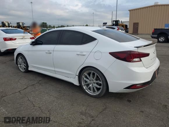 ✅ 2019 Hyundai Elantra Sport • VIN: KMHD04LBXKU835181 • Lot: 66571175. Listed on Copart with 146,830 mi. Free auction sales archive from the USA and detailed vehicle history report at DreamBid. Image 2.