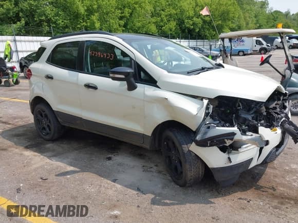 ✅ 2022 Ford EcoSport SES • VIN: MAJ6S3JLXNC463127 • Lot: 42396433. Wystawiony na IAAI z przebiegiem 68 417 mil. Bezpłatny archiwum sprzedaży aukcyjnych z USA i szczegółowy raport historii pojazdu na DreamBid. Zdjęcie 1.